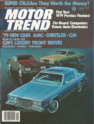 MOTOR TREND 1978 OCT - RECARO, FORMULA, KURTIS, SACCO